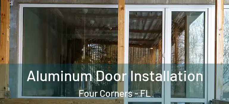 Aluminum Door Installation Four Corners - FL