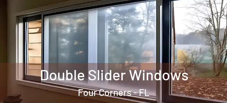 Double Slider Windows Four Corners - FL