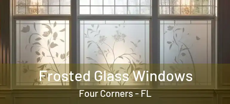 Frosted Glass Windows Four Corners - FL