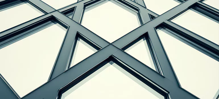 Geometric Window Shades in Four Corners, FL