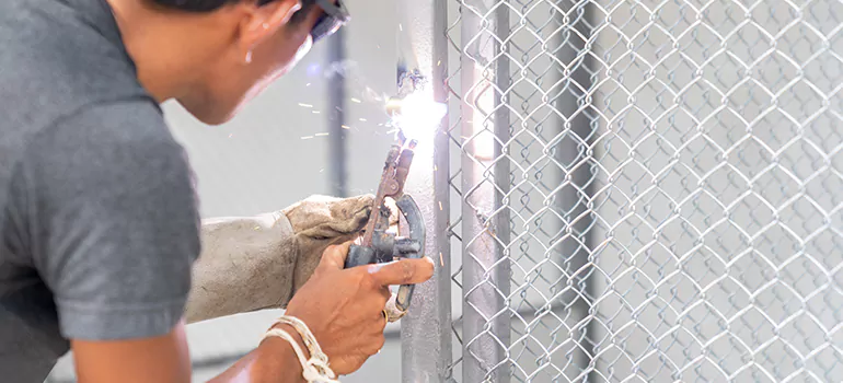 Commercial Mesh Door Repair in Four Corners, FL