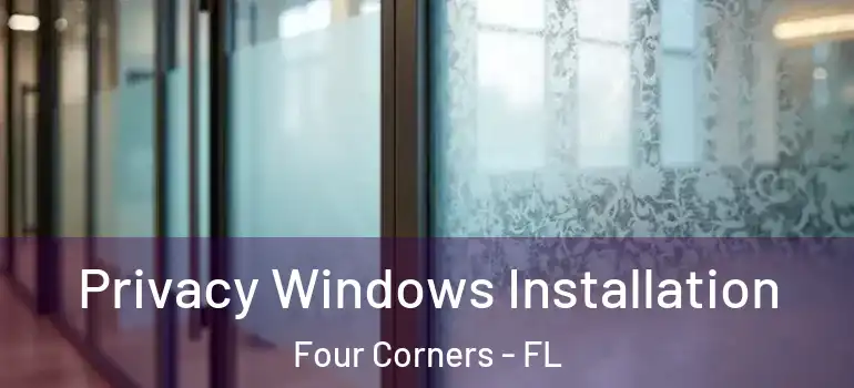 Privacy Windows Installation Four Corners - FL