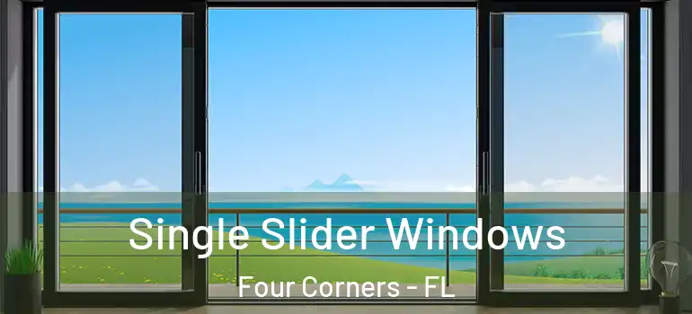 Single Slider Windows Four Corners - FL